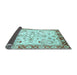 Sideview of Oriental Light Blue Traditional Rug, abs2959lblu