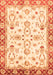 Machine Washable Oriental Orange Traditional Area Rugs, wshabs2959org