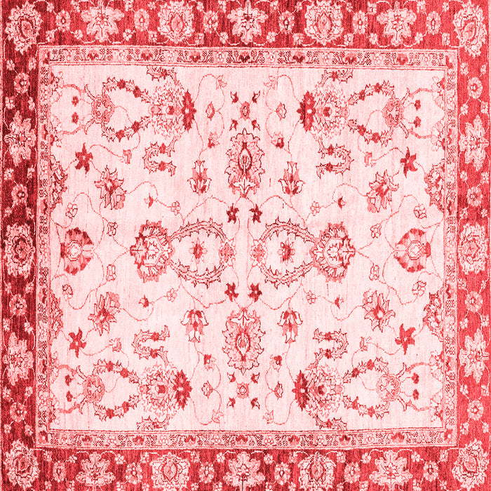 Machine Washable Oriental Red Traditional Rug, wshabs2959red