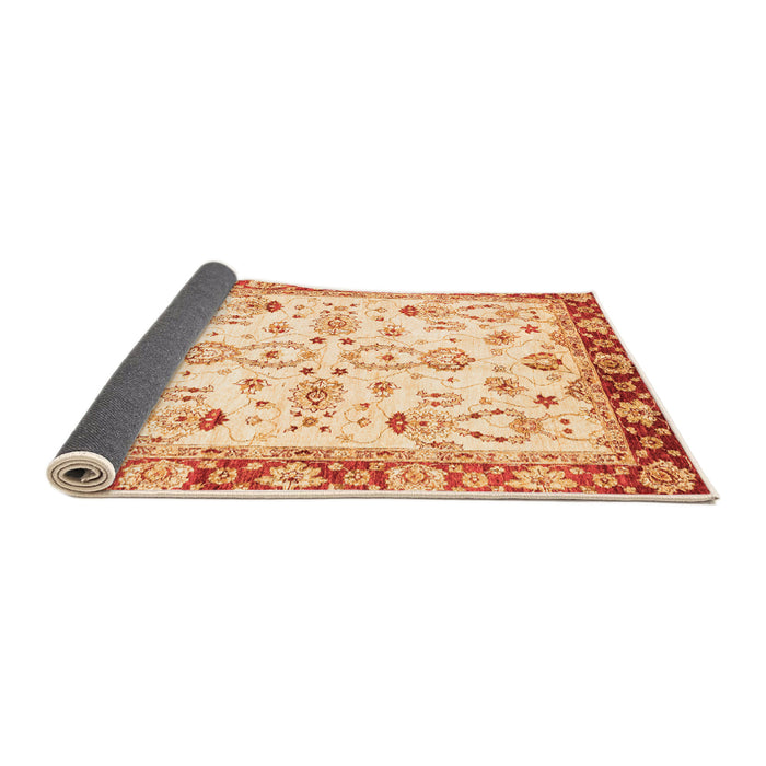 Sideview of Oriental Orange Traditional Rug, abs2959org
