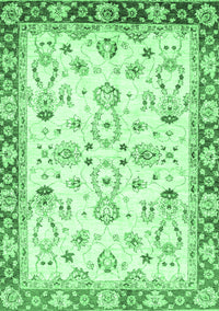 Oriental Emerald Green Traditional Rug, abs2959emgrn