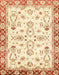 Abstract Orange Oriental Rug, abs2959