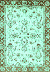 Oriental Turquoise Traditional Rug, abs2959turq