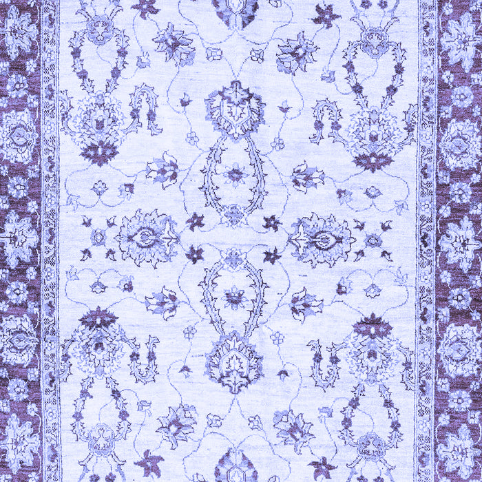 Machine Washable Oriental Blue Traditional Rug, wshabs2959blu