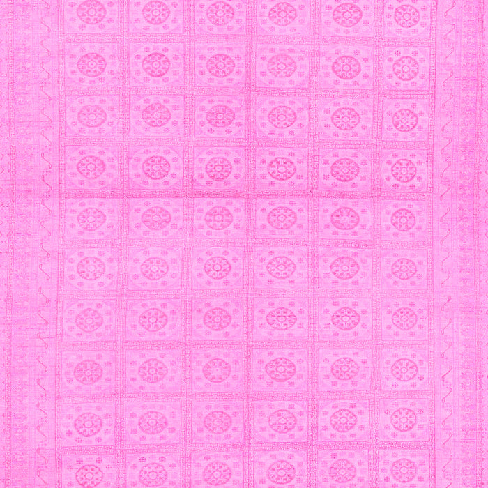 Machine Washable Oriental Pink Modern Rug, wshabs295pnk