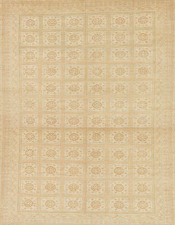 Machine Washable Abstract Yellow Rug, wshabs295