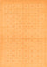 Oriental Orange Modern Rug, abs295org