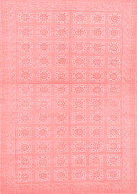 Oriental Red Modern Rug, abs295red