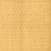 Square Oriental Brown Modern Rug, abs295brn