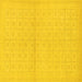 Square Oriental Yellow Modern Rug, abs295yw