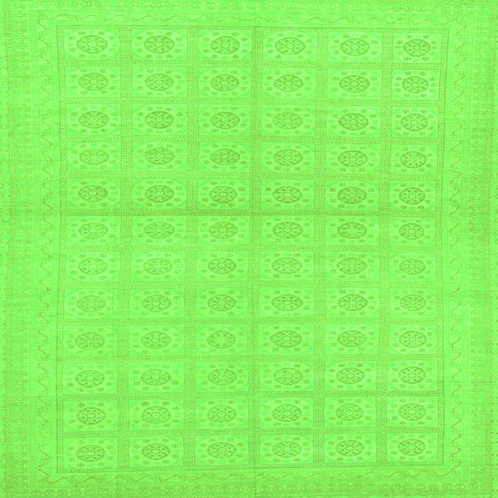Square Oriental Green Modern Rug, abs295grn