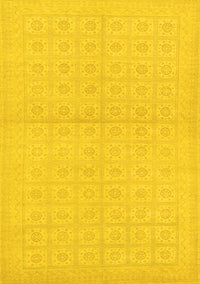 Oriental Yellow Modern Rug, abs295yw