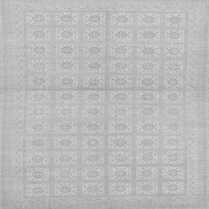 Square Oriental Gray Modern Rug, abs295gry