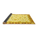 Sideview of Oriental Yellow Traditional Rug, abs2960yw