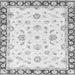 Square Oriental Gray Traditional Rug, abs2960gry