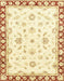 Abstract Orange Oriental Rug, abs2960