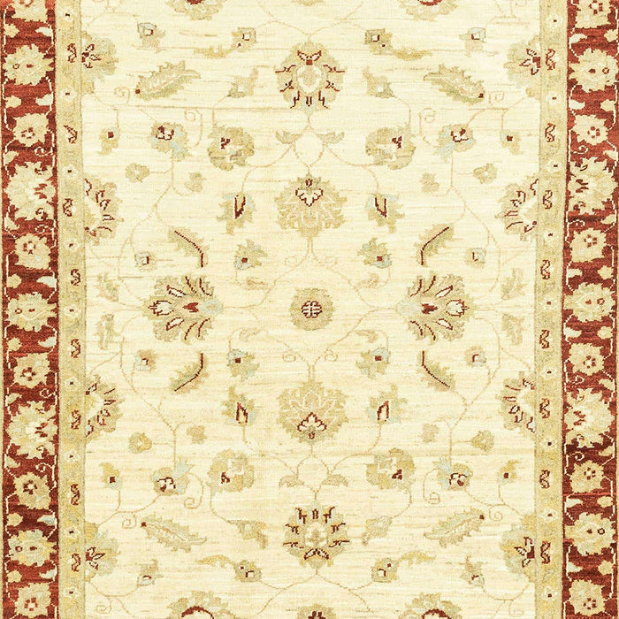 Machine Washable Abstract Orange Rug, wshabs2960