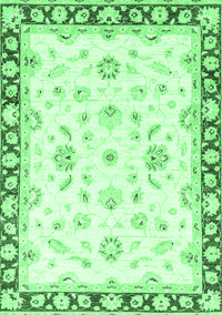 Oriental Emerald Green Traditional Rug, abs2960emgrn