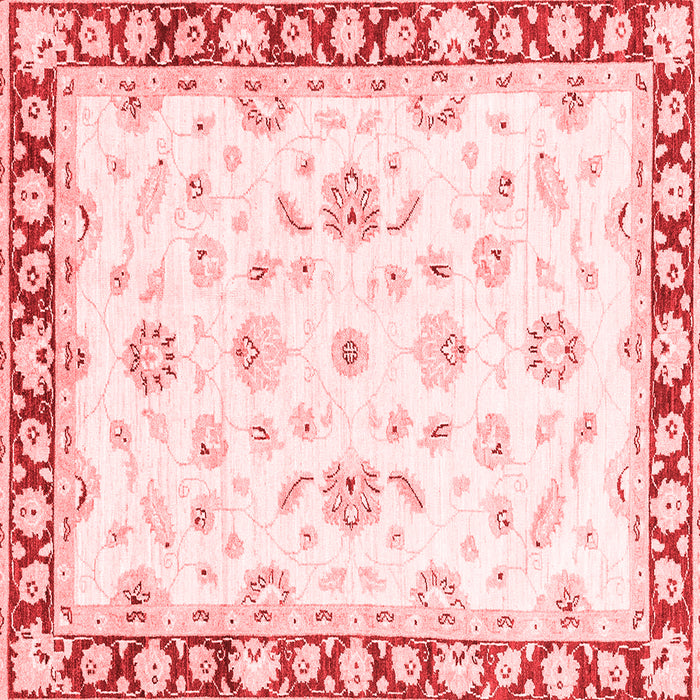 Machine Washable Oriental Red Traditional Rug, wshabs2960red