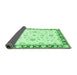 Sideview of Oriental Emerald Green Traditional Rug, abs2960emgrn