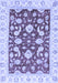 Machine Washable Oriental Blue Traditional Rug, wshabs2961blu