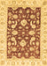 Machine Washable Oriental Brown Traditional Rug, wshabs2961brn