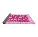 Sideview of Oriental Pink Traditional Rug, abs2961pnk