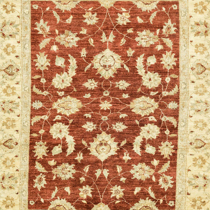 Machine Washable Abstract Orange Red Rug, wshabs2961