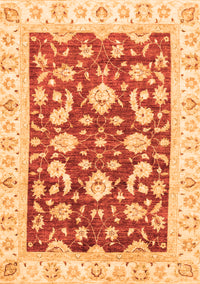 Oriental Orange Traditional Rug, abs2961org