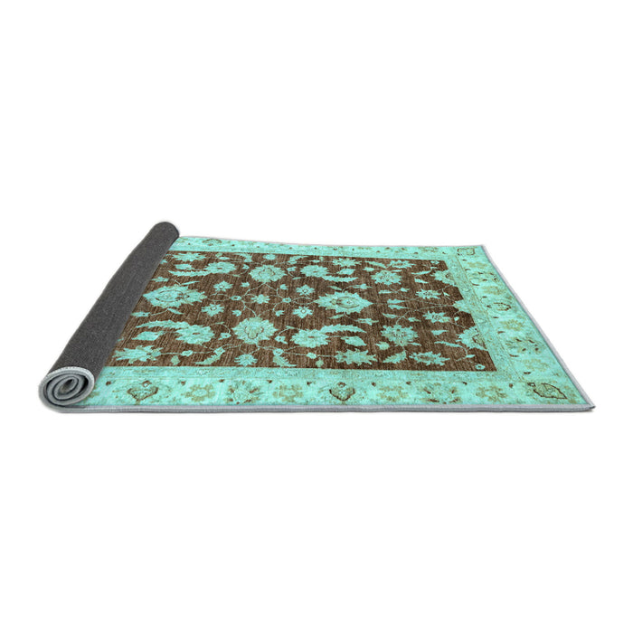 Sideview of Oriental Light Blue Traditional Rug, abs2961lblu