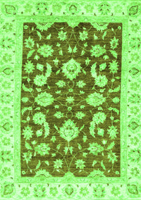 Oriental Green Traditional Rug, abs2961grn