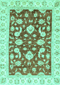 Oriental Turquoise Traditional Rug, abs2961turq