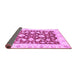 Sideview of Oriental Purple Traditional Rug, abs2961pur