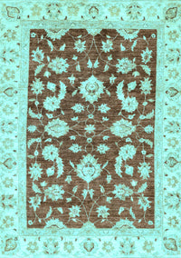 Oriental Light Blue Traditional Rug, abs2961lblu