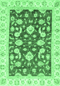 Oriental Emerald Green Traditional Rug, abs2961emgrn