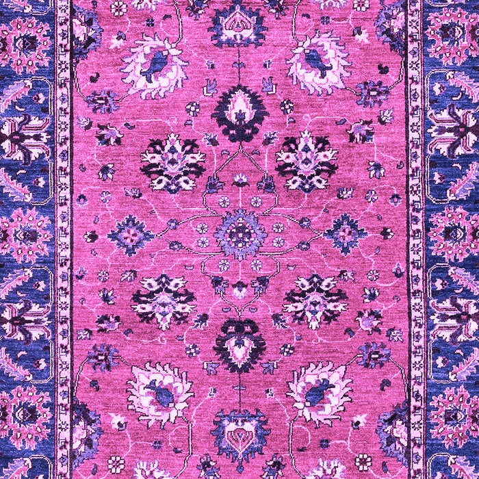 Machine Washable Oriental Purple Traditional Area Rugs, wshabs2962pur