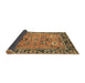 Sideview of Oriental Brown Traditional Rug, abs2962brn