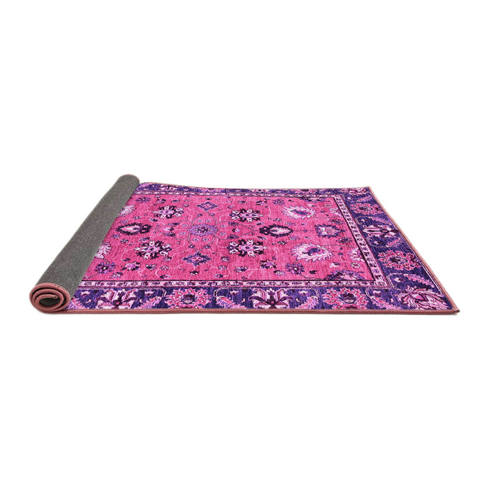 Sideview of Oriental Pink Traditional Rug, abs2962pnk