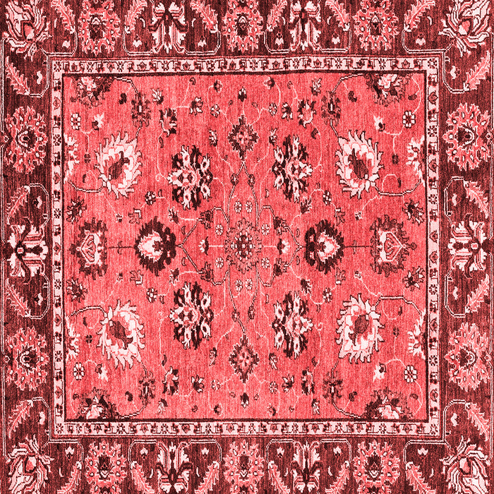 Machine Washable Oriental Red Traditional Rug, wshabs2962red