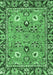 Oriental Emerald Green Traditional Rug, abs2962emgrn