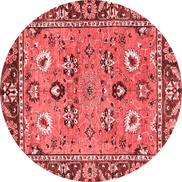 Machine Washable Oriental Red Traditional Rug, wshabs2962red