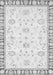 Machine Washable Oriental Gray Traditional Rug, wshabs2963gry