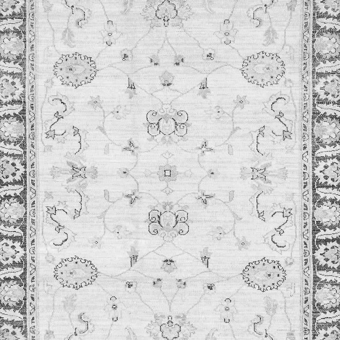 Machine Washable Oriental Gray Traditional Rug, wshabs2963gry