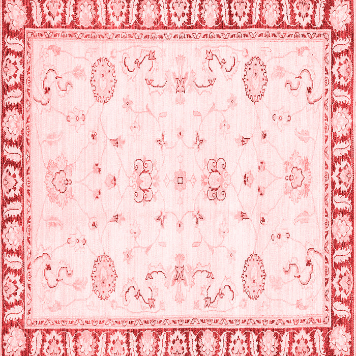 Machine Washable Oriental Red Traditional Rug, wshabs2963red