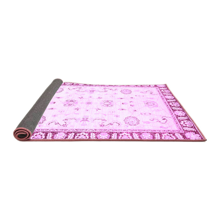 Sideview of Oriental Purple Traditional Rug, abs2963pur