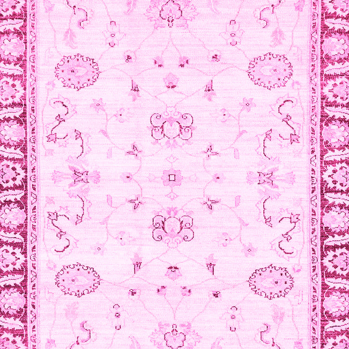 Machine Washable Oriental Pink Traditional Rug, wshabs2963pnk