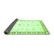 Sideview of Oriental Green Traditional Rug, abs2963grn