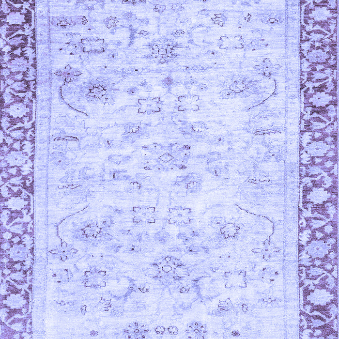 Abstract Blue Modern Rug, abs2964blu