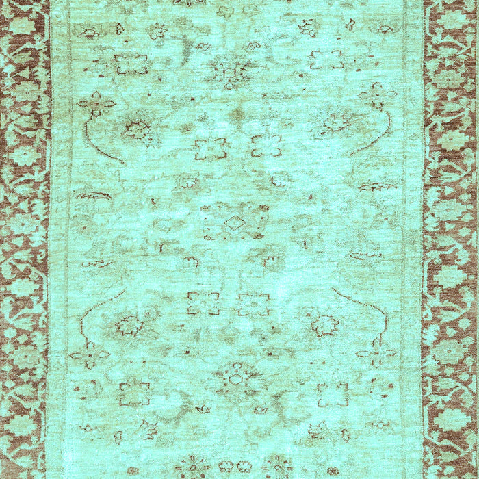 Abstract Light Blue Modern Rug, abs2964lblu