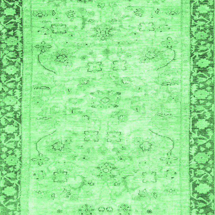 Abstract Emerald Green Modern Rug, abs2964emgrn